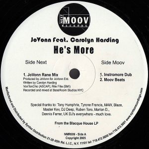 JOVONN feat CAROLYN HARDING - He's More
