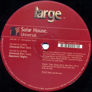 SOLAR HOUSE – Universal