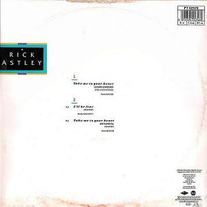 RICK ASTLEY – Take Me To Your Heart