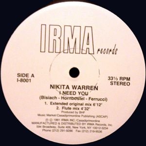 NIKITA WARREN - I Need You