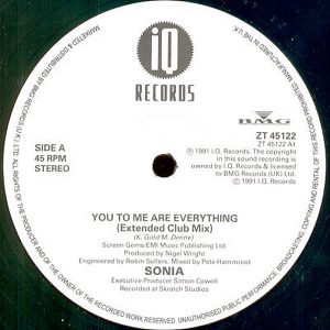 SONIA – You To Me Are Everything