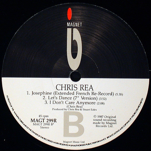 CHRIS REA - Let's Dance