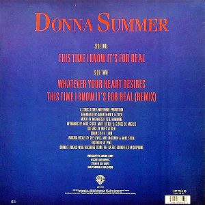 DONNA SUMMER – This Time I Know It’s For Real