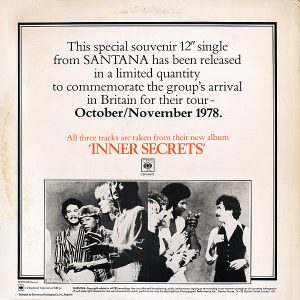 SANTANA – Well All Right ( Souvenir Limited 12″ Edition )