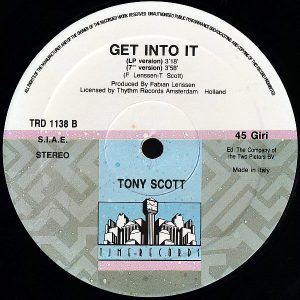 TONY SCOTT – Get Into It