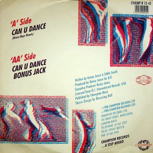 KENNY JAMMIN JASON & FAST EDDIE SMITH – Can U Dance