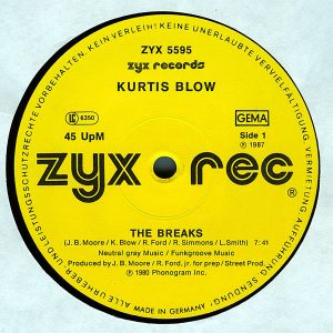 KURTIS BLOW – The Breaks/Rappin’ Blow Part 2