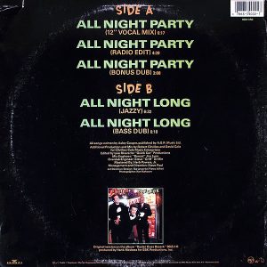 BUSTER POINDEXTER – All Night Party