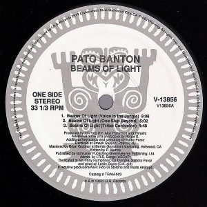 PATO BANTON - Beams Of Light