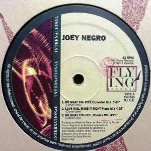 JOEY NEGRO - Do What You Feel