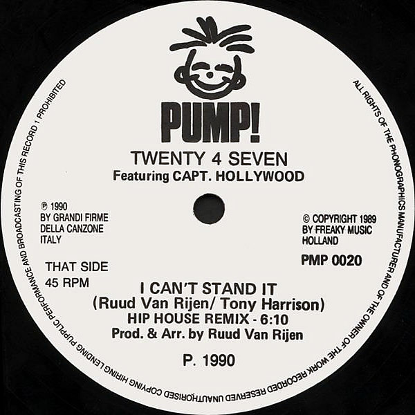 TWENTY 4 SEVEN feat CAPT HOLLYWOOD - I Can't Stand It!