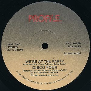 DISCO FOUR – We’re At The Party