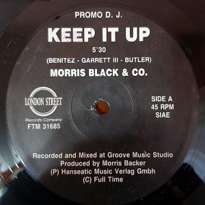 MORRIS BLACK & CO - Keep It Up/Flying