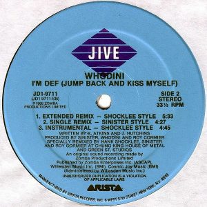 WHODINI – You Brought It On Yourself/I’m Def ( Jump Back And Kiss Myself )