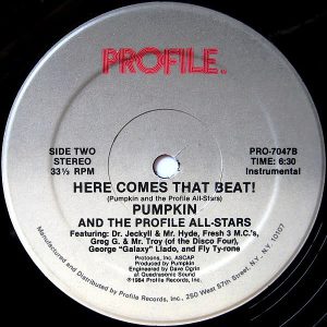 PUMPKIN & THE PROFILE ALL-STARS – Here Comes That Beat!