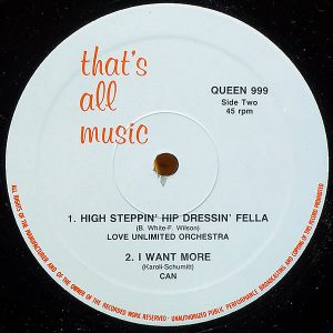 VARIOUS – My Baby My/Don’t You Know Who Did It/High Steppin’ Hip Dressin’ Fella/I Want More