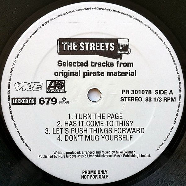 THE STREETS - Selected Tracks from Original Pirate Material