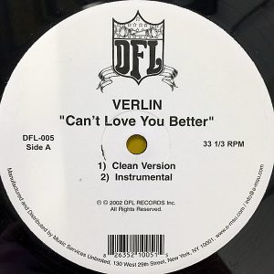 VERLIN - Can't Love You Better