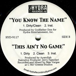 HOSTYLE – Guilty/You Know The Name/This Ain’t No Game