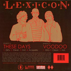LEXICON – These Days/Voodoo