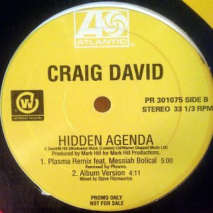CRAIG DAVID – Hidden Agenda