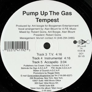 TEMPEST – Pump Up The Gas