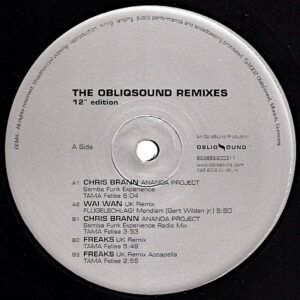 VARIOUS The Obliqsound Remixes 12" Edition