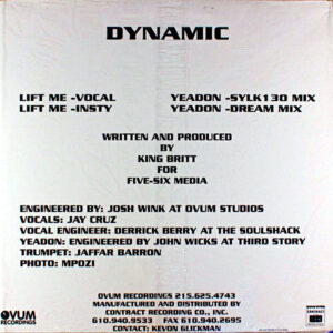 DYNAMIC – Lift Me/Yeadon