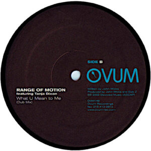 RANGE OF MOTION feat TANJA DIXON – What U Mean To Me
