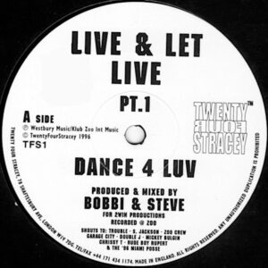 BOBBY & STEVE Live & Let Live Part 1
