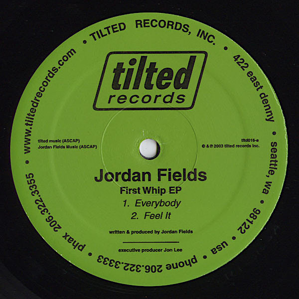 JORDAN FIELDS Full Title Boogie EP