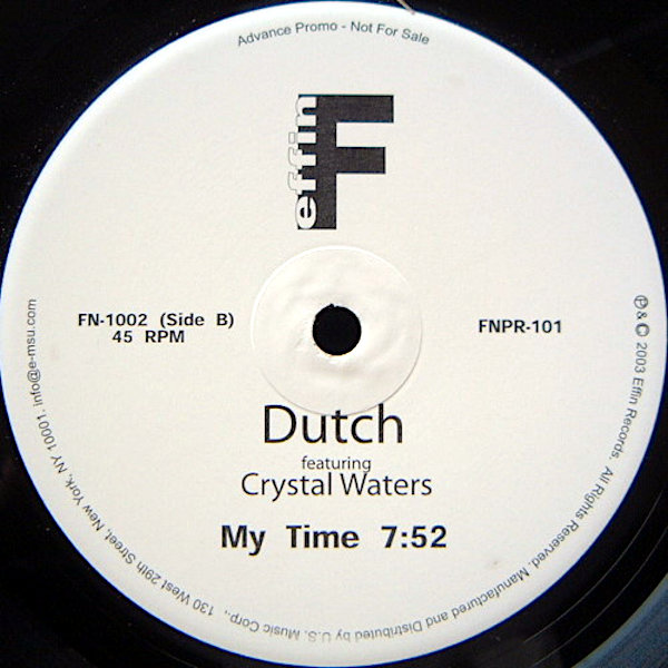THE SCUMFROG / DUTCH feat CRYSTAL WATERS – Music Revolution/My Time