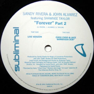 SANDY RIVERA & JOHN ALVAREZ feat SHAWNEE TAYLOR – Forever Part 2