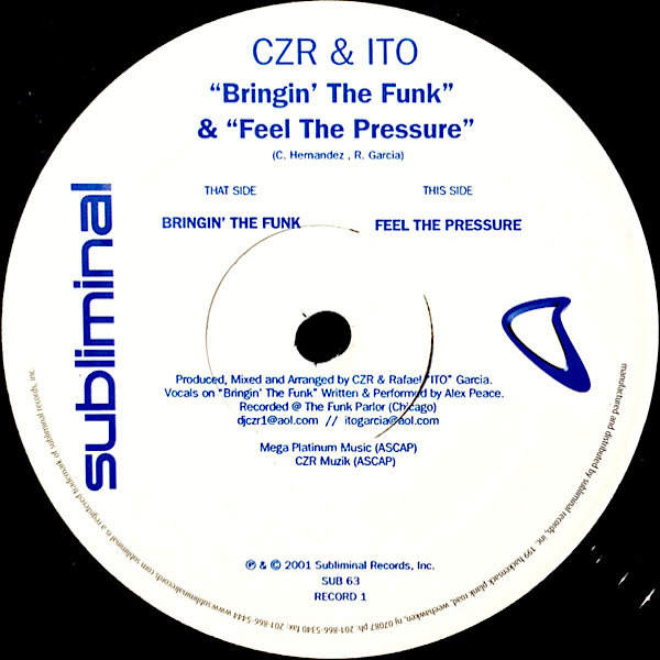 CZR & ITO Bringin' The Funk/Feel The Pressure