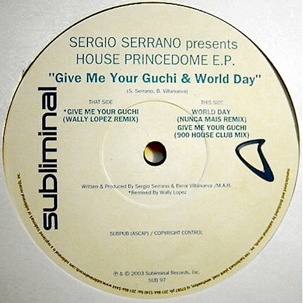 SERGIO SERRANO House Princedome EP