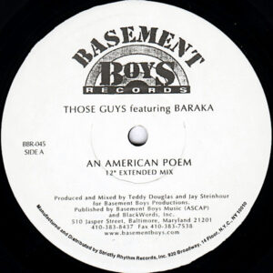 THOSE GUYS feat RAS BARAKA An American Poem