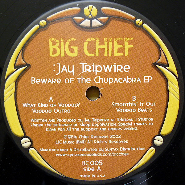 JAY TRIPWIRE Beware Of The Chupacabra EP