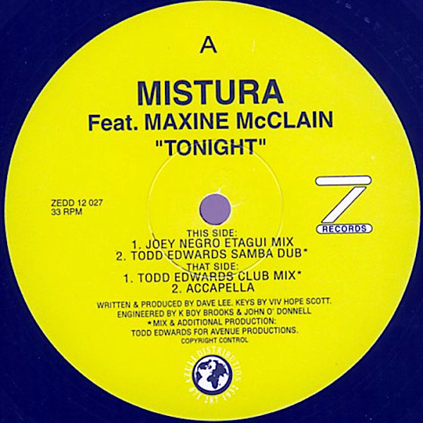 MISTURA feat MAXINE McCLEAN – Tonight