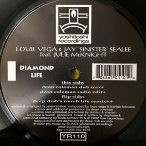 LOUIE VEGA & JAY “SINISTER” SEALEE feat JULIE McKNIGHT – Diamond Life