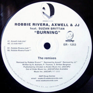 ROBBIE RIVIERA & AXWELL feat SUZAN BRITTAN Burning