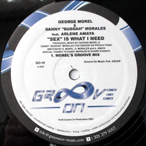GEORGE MOREL & DANNY BUDDAH MORALES feat ARLENE AMAYA – Sex Is What I Need