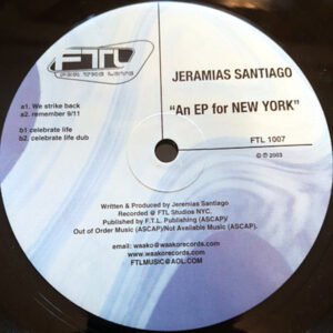 JEREMIAS SANTIAGO – An EP For New York