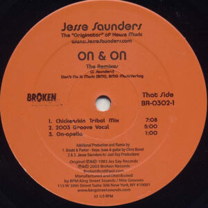 JESSE SAUNDERS On & On ( The Remixes )