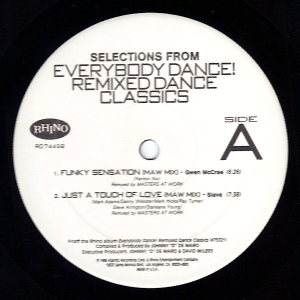 VARIOUS – Selection From Everybody Dance! Remixed Dance Classics
