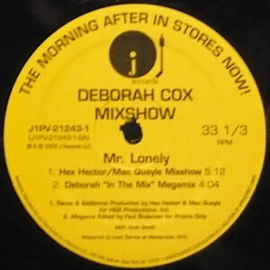 DEBORAH COX MIXSHOW – Mr Lonely