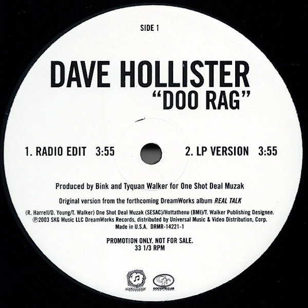 DAVE HOLLISTER – Doo Rag