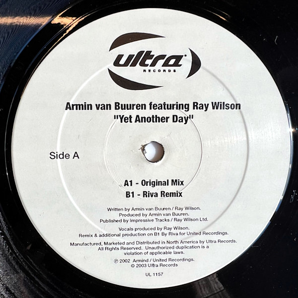 ARMIN VAN BUUREN feat RAY WILSON – Yet Another Day