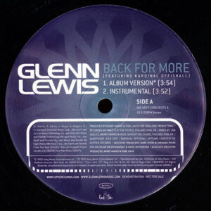 GLENN LEWIS feat KARDINAL OFFISHALL – Back For More